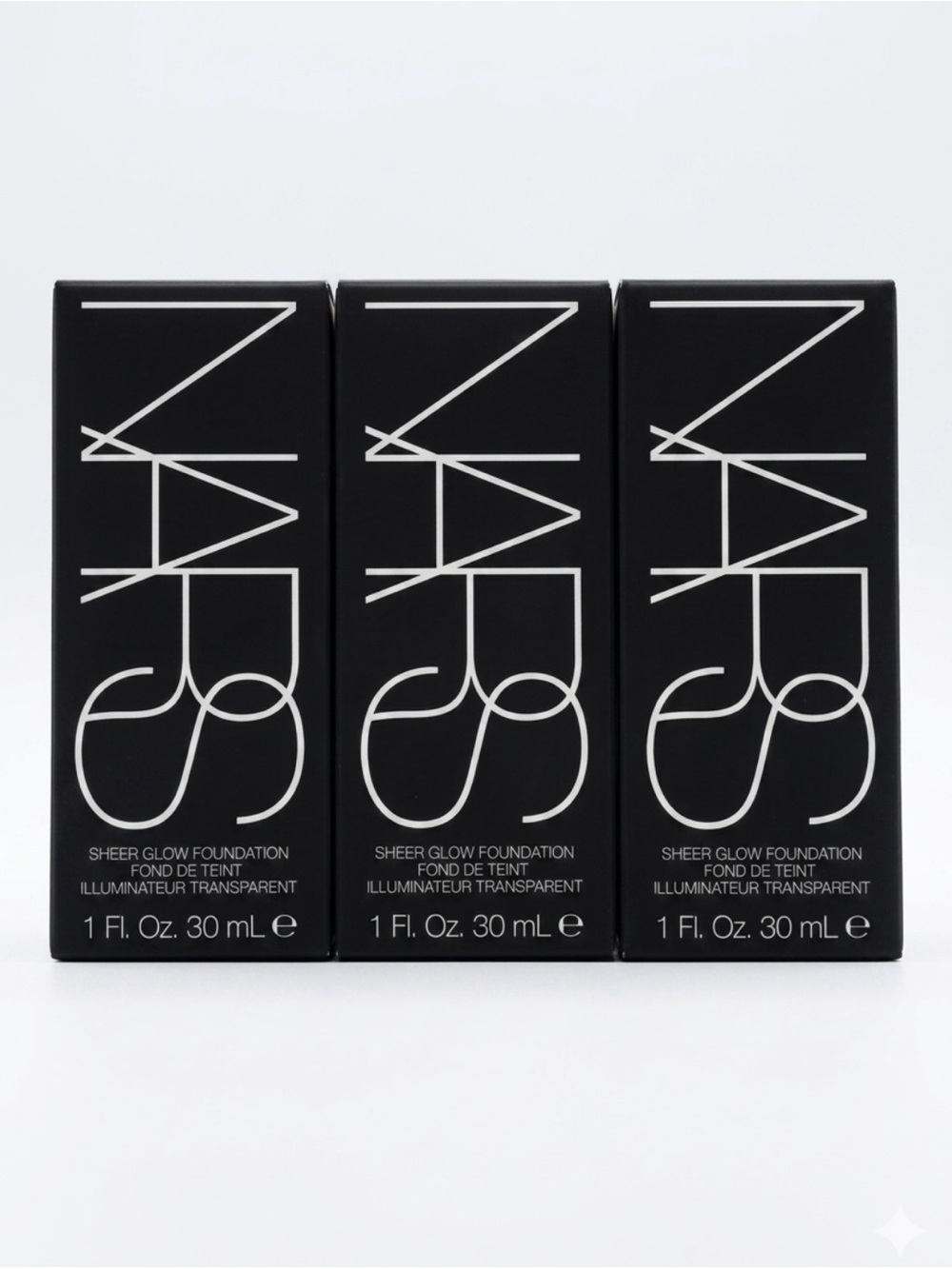 NARS Sheer Glow Foundation Lot of 3 Deep 2 New Caledonia